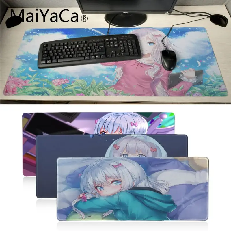 

Maiyaca Eromanga-sensei Izumi sг. милые Игровые мыши для девочек, коврик для мыши с фиксирующими краями, игровой коврик для мыши, клавиатура