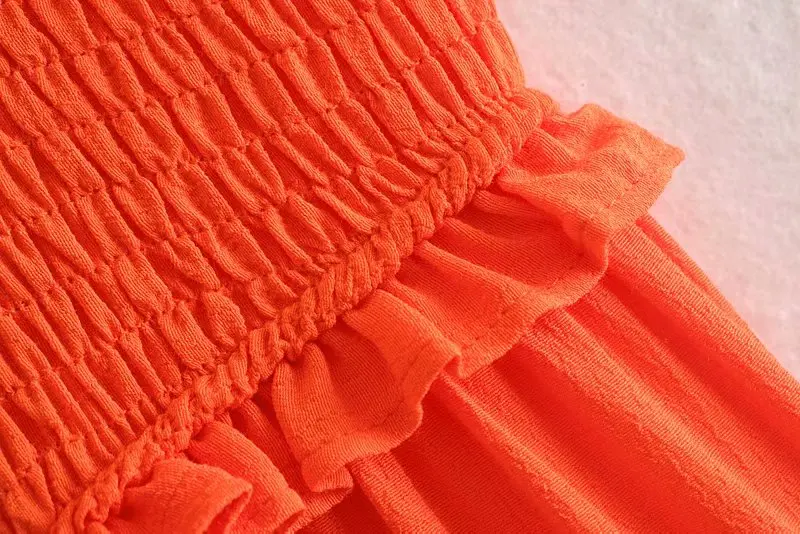 агаровое кружево платье на бретельках Женские Эластичные оборки миди vestidos