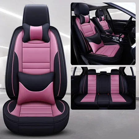 Pink Luxury Высокое качество кожи авто сеаст Чехлы для TOYOTA 4runner altezza avalon avensis auris aygo camry caldina chaser carina - Название цвета: Pink Luxury