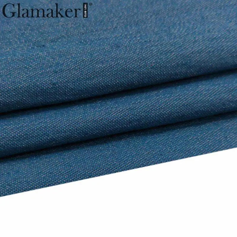 Glamaker, сексуальное джинсовое короткое платье с открытыми плечами, для женщин, на молнии, с вырезом лодочкой, с поясом, облегающее платье, летние, вечерние, для клуба, платья для женщин