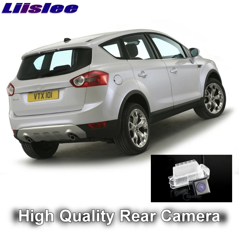LiisLee Автомобильная камера заднего вида для Ford Kuga MK1 2008 ~ 2012 Высококачественная HD