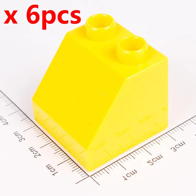 

Big Size 2X2dots Inclined Bricks Large Particle Building Blocks Accessory Compatible With Brand Toys For Children