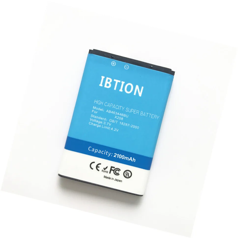 2100 мА/ч AB463446BU Батарея для samsung SGH E251 E258 E350 E428 E500 E900 E908 M620 C512 X208 1258 1250 C3300K B189 B309|ab463446bu