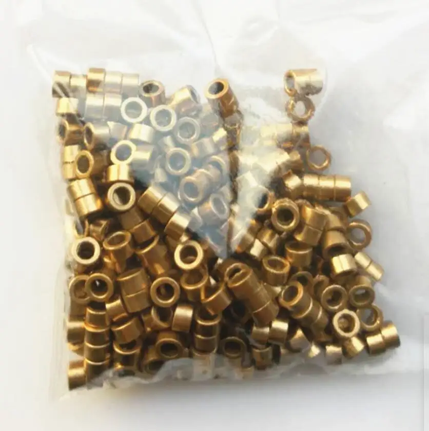 10pcs/lot 3mm mini copper tin brass bearing self lubricating bushing miniature small bearing