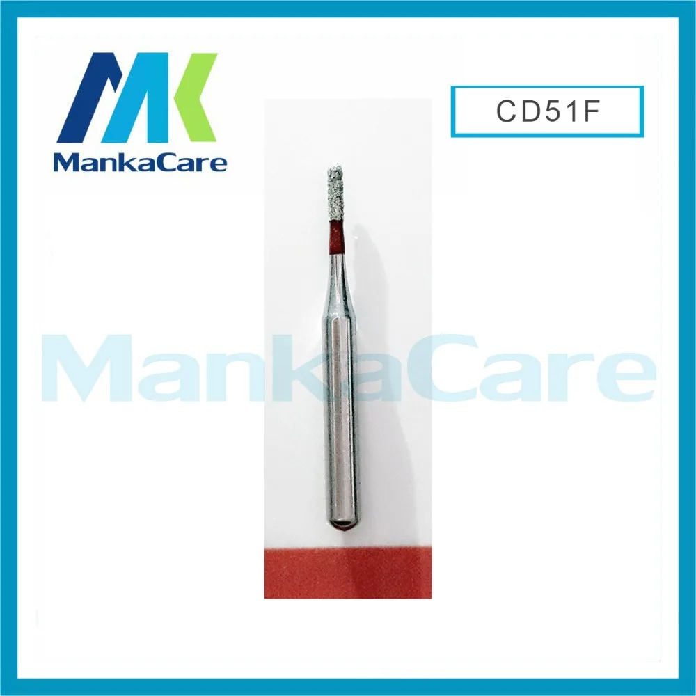 

MKCD51F-Dental Diamond Burs Set For Porcelain Shouldered Abutment Polishing/High quality Speed handpiece burs/Wear-resistant/Lab