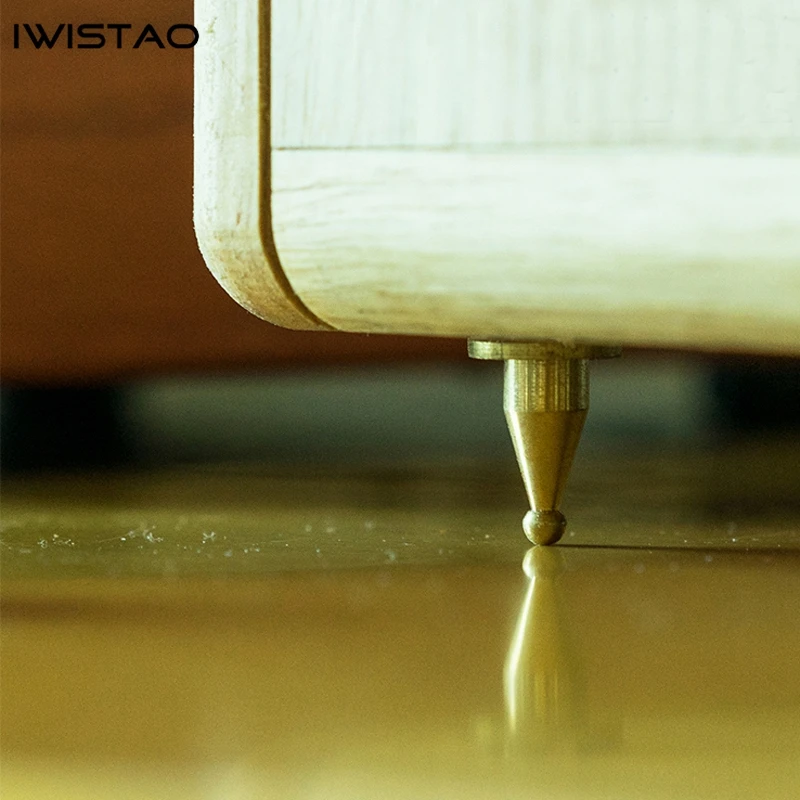 IWISTAO HIFI 4 дюйма полный спектр динамик пустой шкаф 1 пара готовой древесины дуба лабиринт структура для лампового усилителя