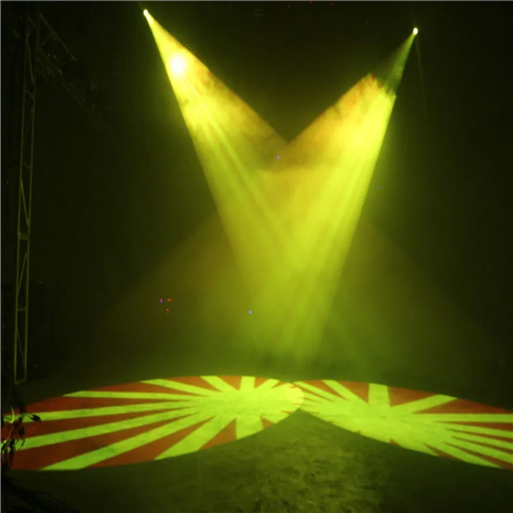 2 шт. 2018 300 Вт точечный Светодиодный прожектор Gobo focus Moving Head Stage 3 prism Lyre