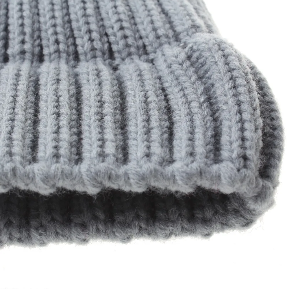 

Girls Boys Caps Toddler Baby Winter Warm Fur Ball Hats O Ring Scarves Kids Knitted caps and hats for winter