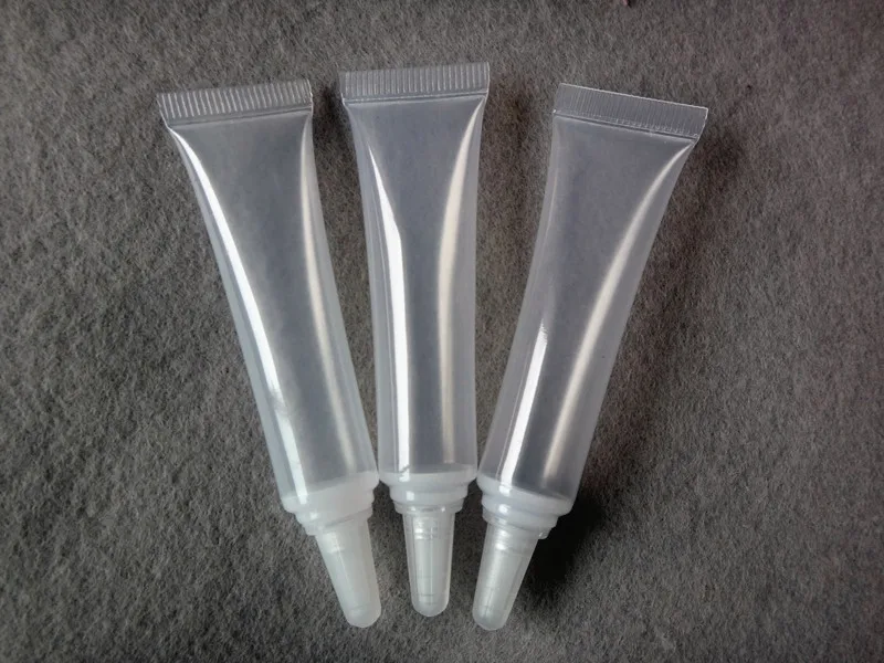 Пластиковая жемчужно-белая упаковка/мягкие тюбики для косметики/пустые