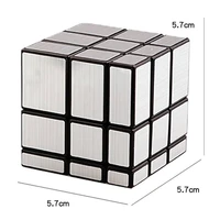 3 pcs new cubes compression cube shaped mirror gadget puzzle child educational toy sticker magic cube sale