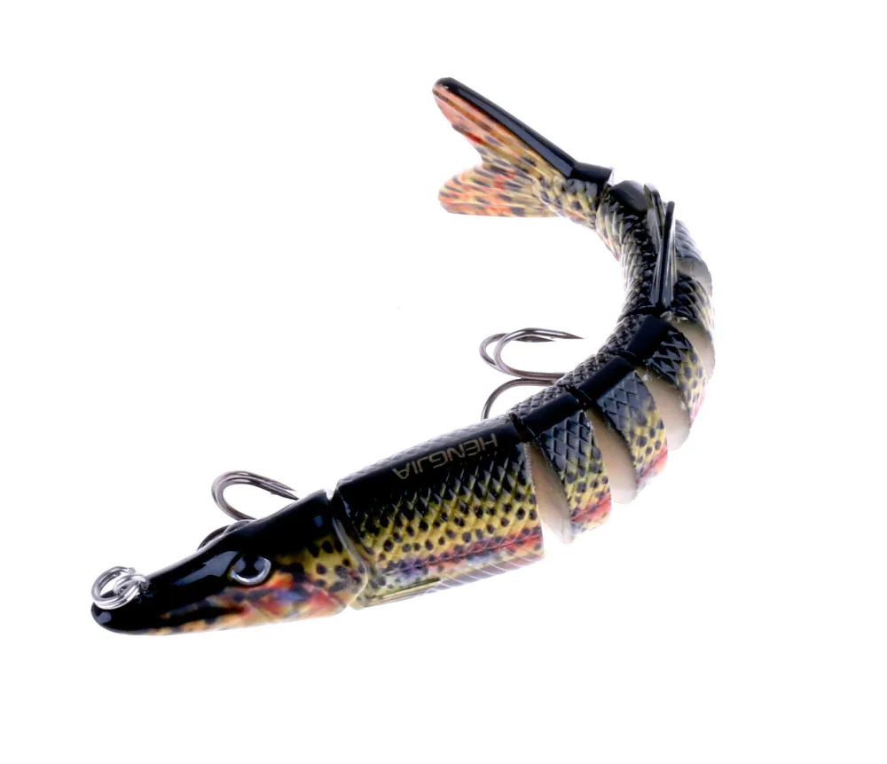 

HENGJIA 1 Pieces Pike Muskie Fishing Bait 20g isca artificial Swimbait Lifelike Muliti Jointed Lure Crankbait Fishing Tackle