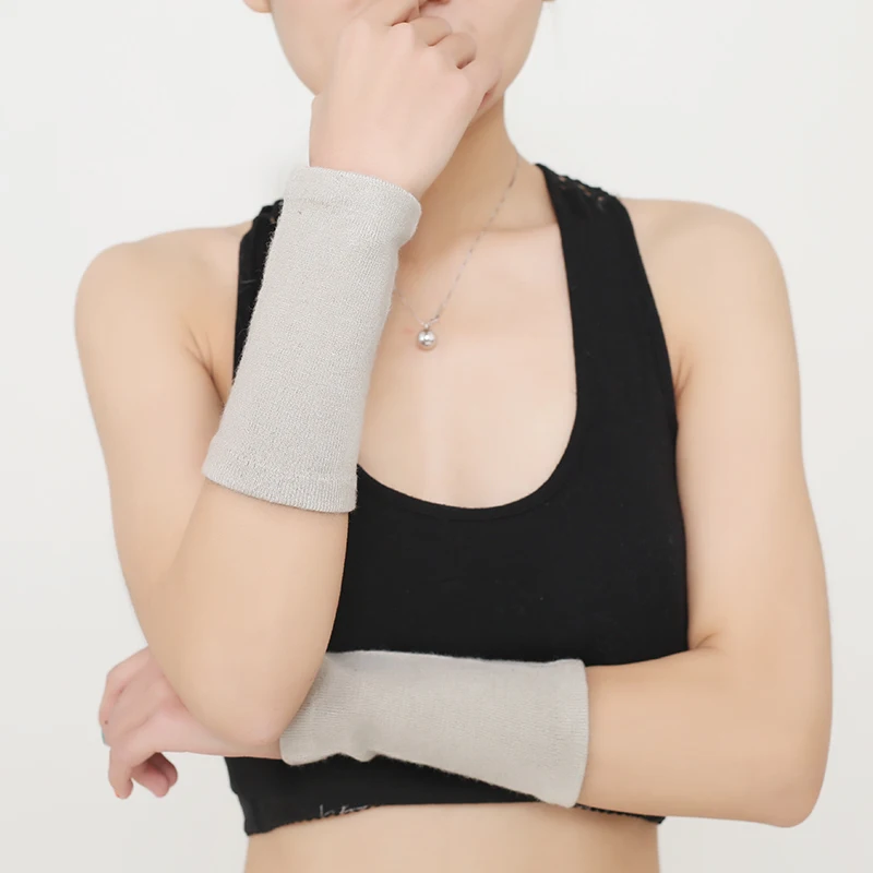 2 шт. распродажа женская и мужская повязка на руку цветная удобная Sweatband Sweat Band 14 см