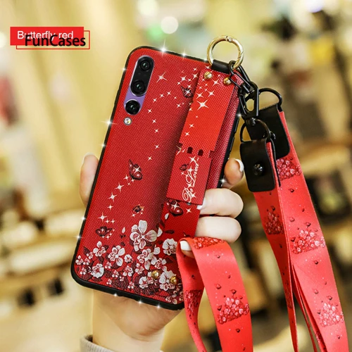 18D Чехол для huawei mate 20 Lite, силиконовый чехол на запястье, подставка для huawei Y9 Y7 Pro mate 20 Pro Nova 3 3I 4 - Цвет: 18D