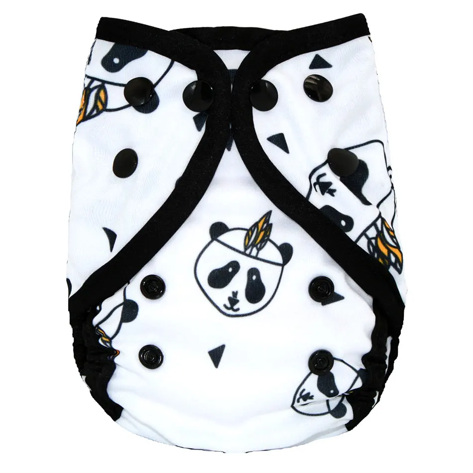 ef34 Miababy NBS тканевые подгузники, моющиеся и многоразовые тканевые подгузники, подходят для детей 3-9 кг или 0-6 месяцев - Цвет: ef34