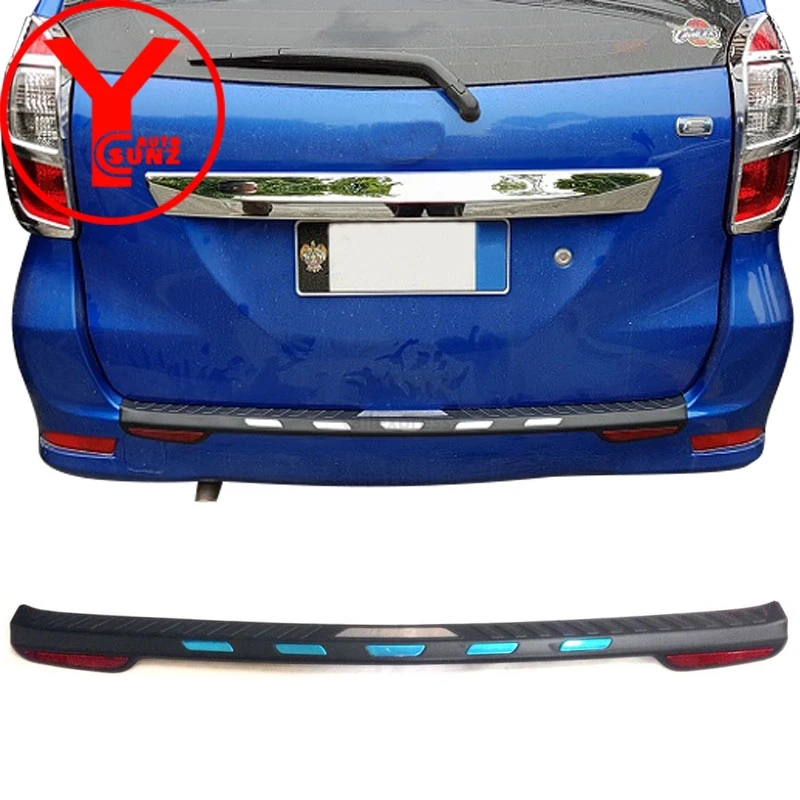 ABS Автомобильный задний бампер наклейка для toyota avanza 2015 2016 2017 2018 аксессуары