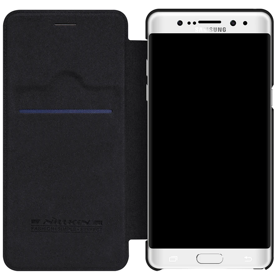 Nillkin СПС samsung Galaxy Note fe Fan Edition чехол Qin PU чехол на магнитном замке samsung Galaxy Note fe Fan Edition чехол задняя крышка