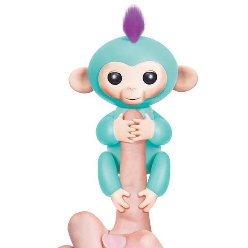 Happy monkey pack 6 цветов игрушки Интерактивная обезьяна умный палец детская индукция