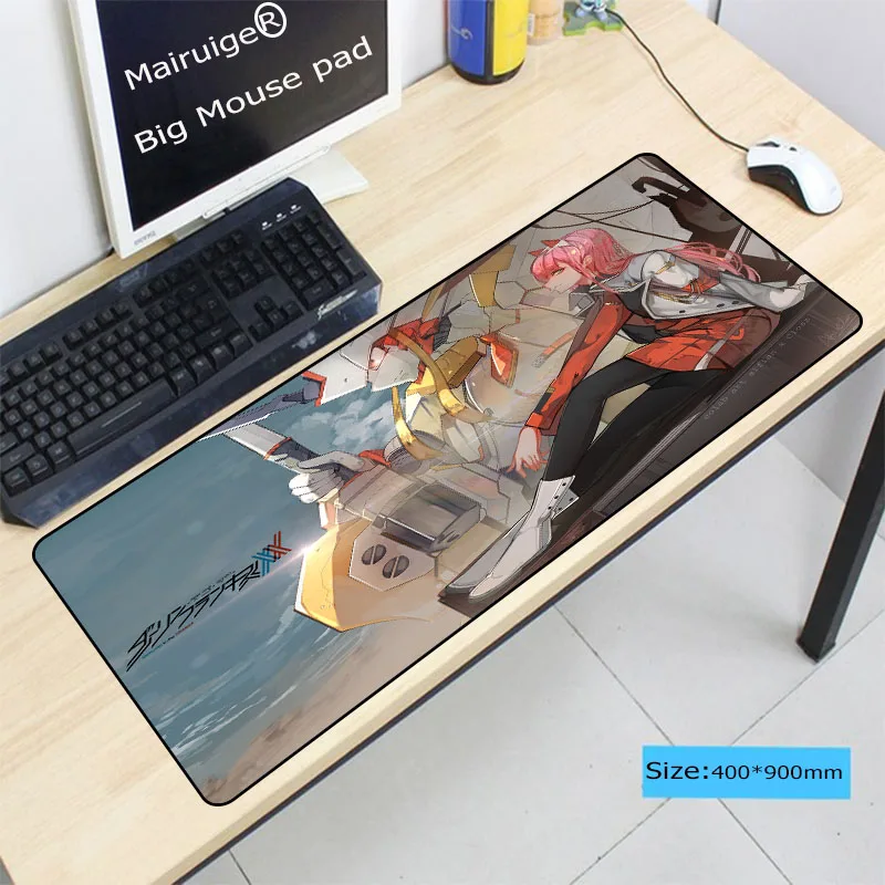 

Mairuige Darling In The Franxx High Speed Locking Edge Mousepad Anime Cartoon Print Large Size Game Mouse Pad for CSGO DOTA LOL