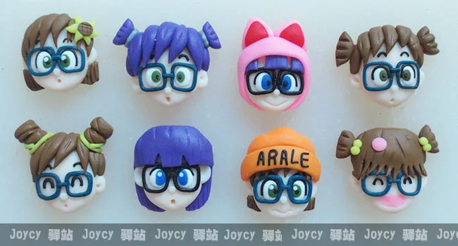 Q-131 бесплатная доставка Arale machine кукла мультяшная силиконовая форма для печенья