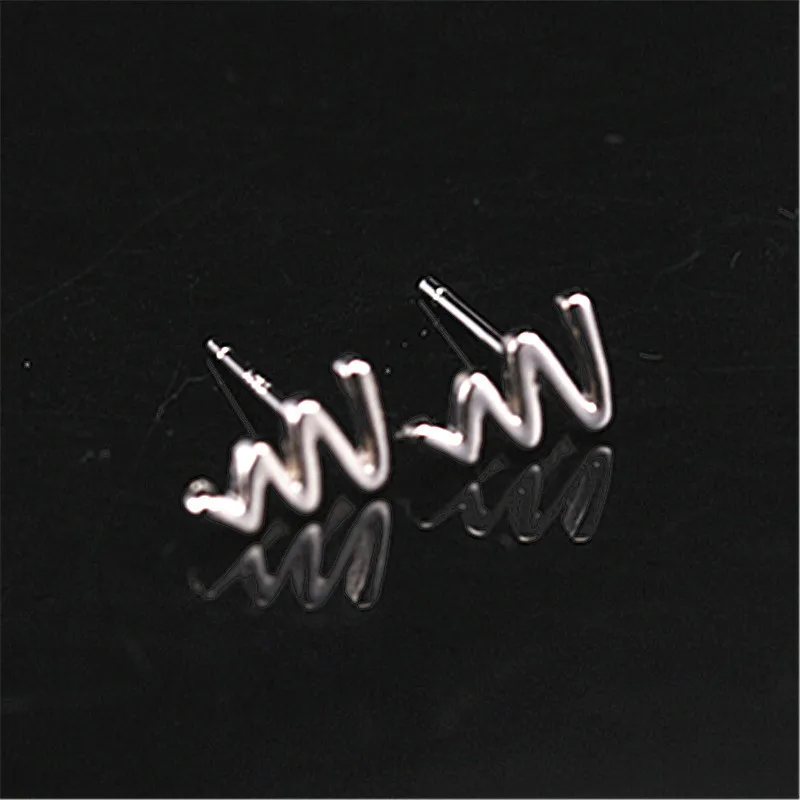 2018 модный тренд Женские Ювелирные изделия волнистые серпантиновые серьги