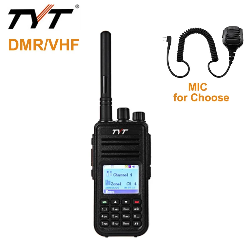 TYT MD 380 DMR Портативный иди и болтай Walkie Talkie “иди цифрой 2 Way радио приемопередатчик