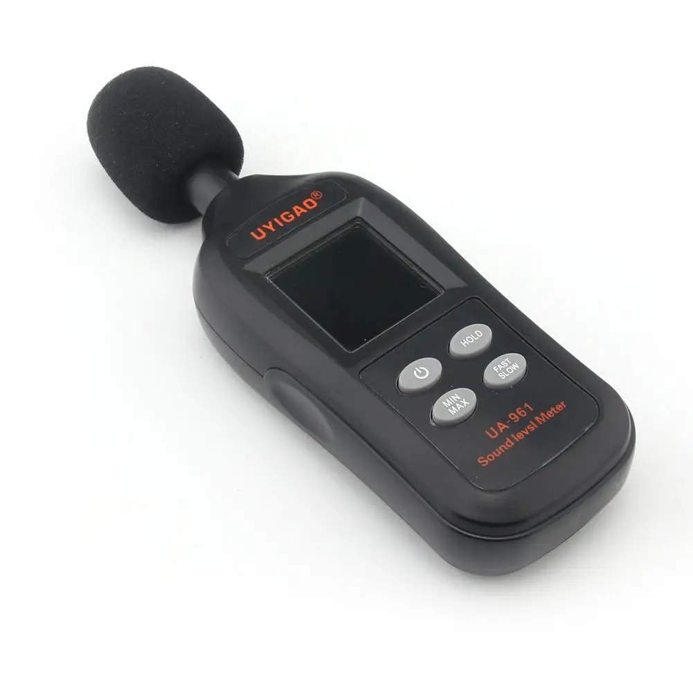 Цифровой Мини Измеритель шума уровня звука децибел Тестер 35 135dB ЖК дисплей