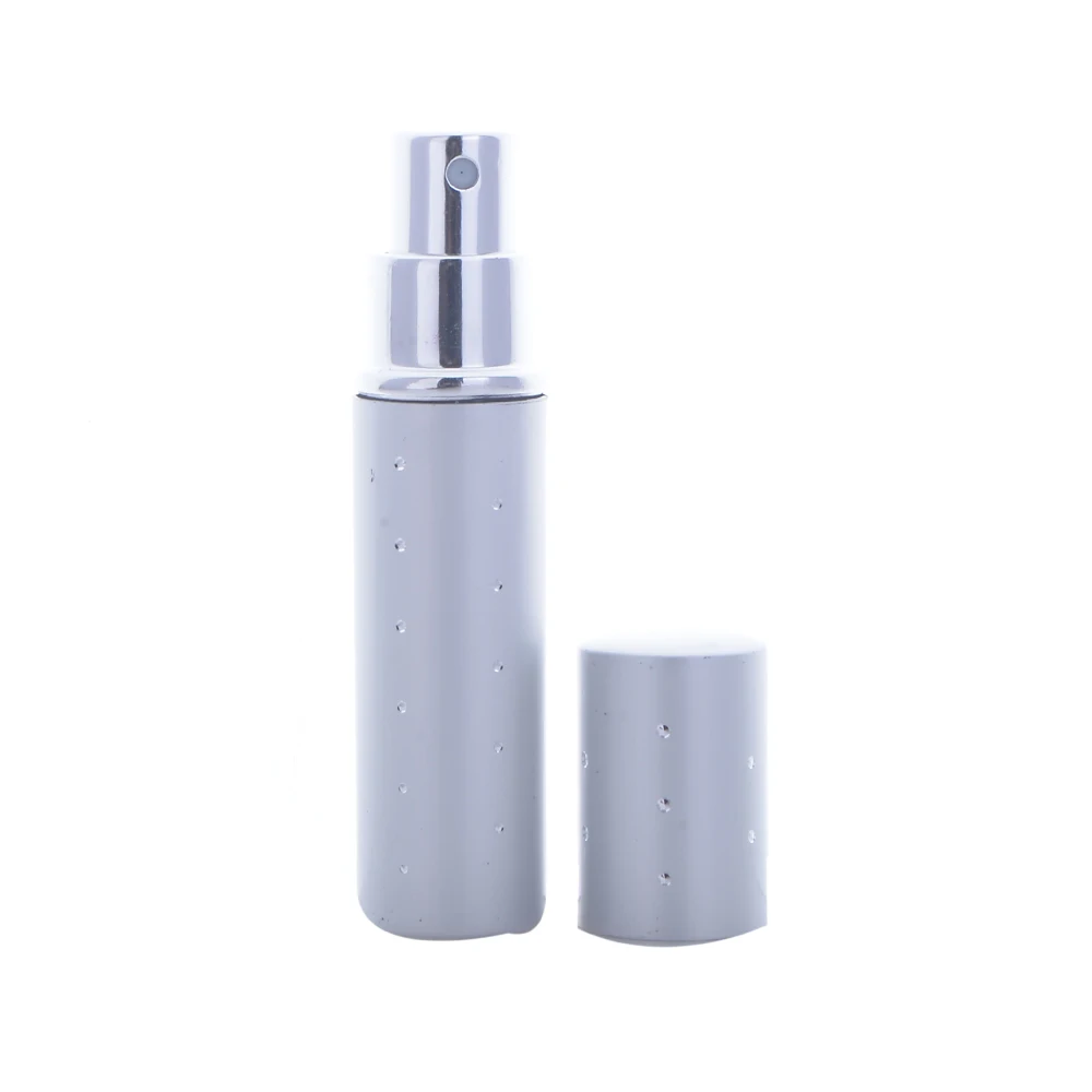 

High Quality 100 Piece 10ml Mini Perfume Bottle With Aluminum 10CC Fashion Portable Atomizer Spray Bottles Parfum Container