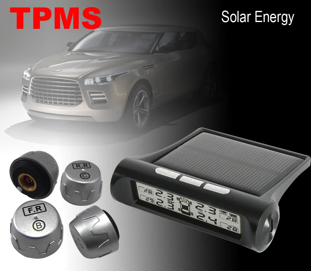 BIUYEE TP880 Универсальный Автомобильный TPMS система мониторинга давления в шинах