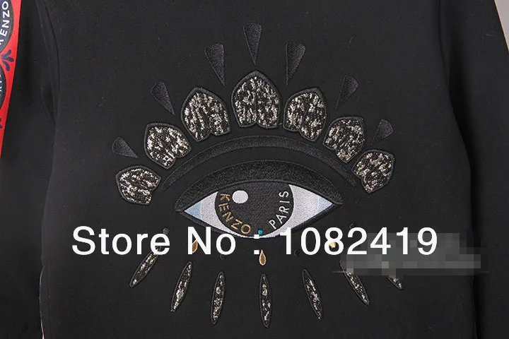 Gold embroidery winter coat big eyes thickened cashmere fashion paragraph sweater | Женская одежда
