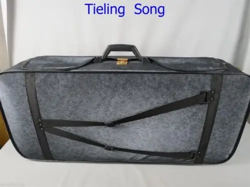 

High quality rainproof cloth floret case for 4pcs violins.4pcs bow holders