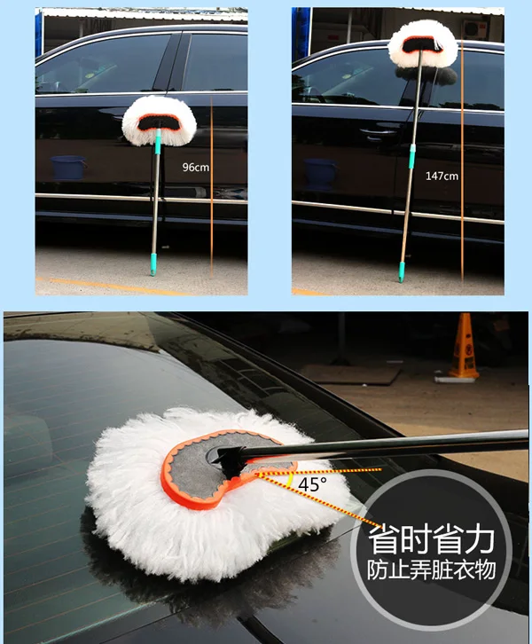 Щетка для мытья автомобиля мягкая меховая пыль возвратно-поступательная щетка