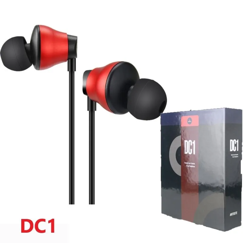 Динамические и керамические наушники artist DC1 вкладыши с двойным блоком Hi Fi