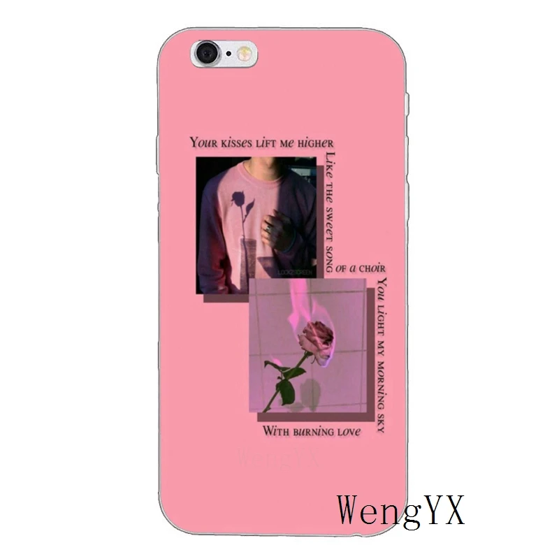 Pink songs lyrics Aesthetic soft tpu phone case For Samsung Galaxy A10 A30 A40 A50 A60 A70 A6s A8 Plus A9s star J8 - Цвет: Pink-songs-lyrics-06