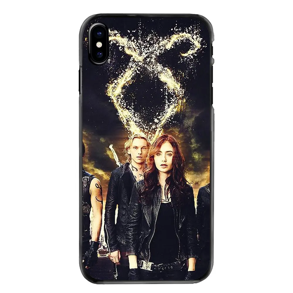 Чехлы для сумеречных инструментов Город костей Shadowhunter Iphone 4 4s 5 5S 5C SE 6 S 7 8 Plus X XR XS Max