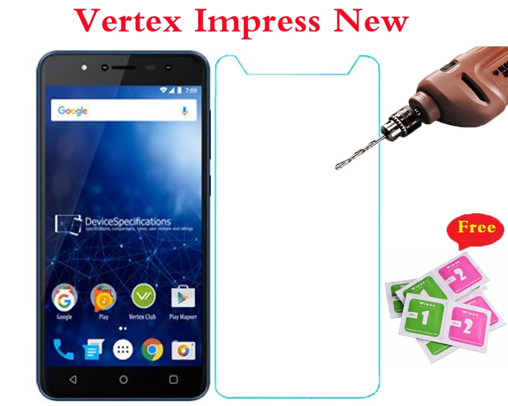 Закаленное стекло для Vertex Impress New Frost Play Blade Lux RA Взрывозащищенная защитная пленка