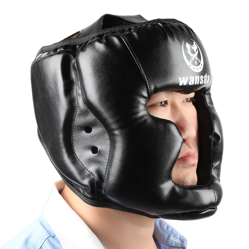 WSD - 2005 Boxing Head Protector Sanda Training Headgear Guard Helmet Kick Protection Gear | Спорт и развлечения