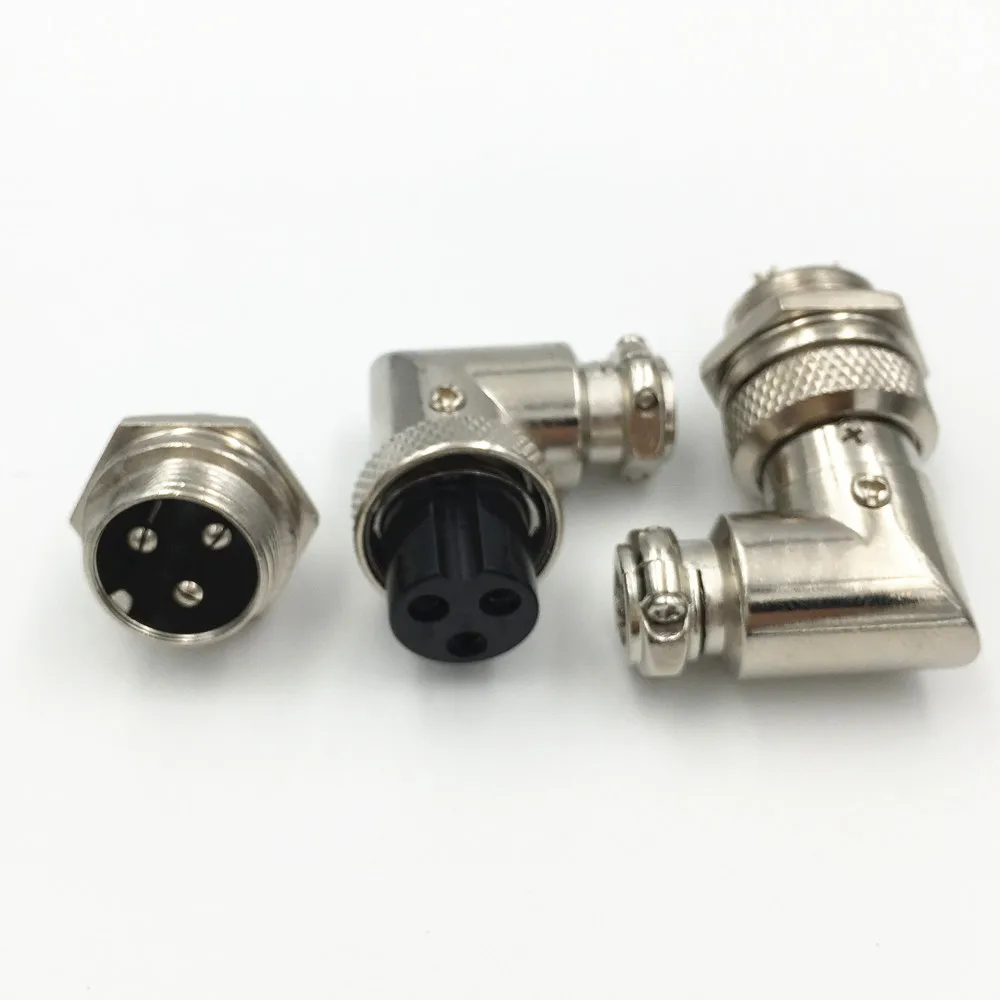 8 комплектов GX16 M16 XLR 2 3 4 5 6 7 9 контактный локоть 90 градусов правый угол авиационный