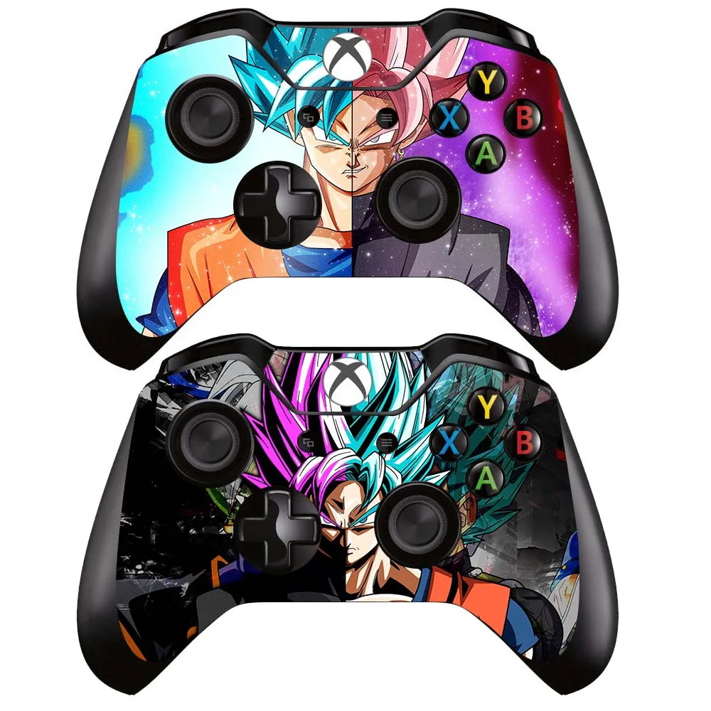 QXTM0066-67 Виниловая кожа Наклейка Обложка для microsoft Xbox One/One S/One X контроллер-Dragon Ball - Цвет: QXTM0066-67