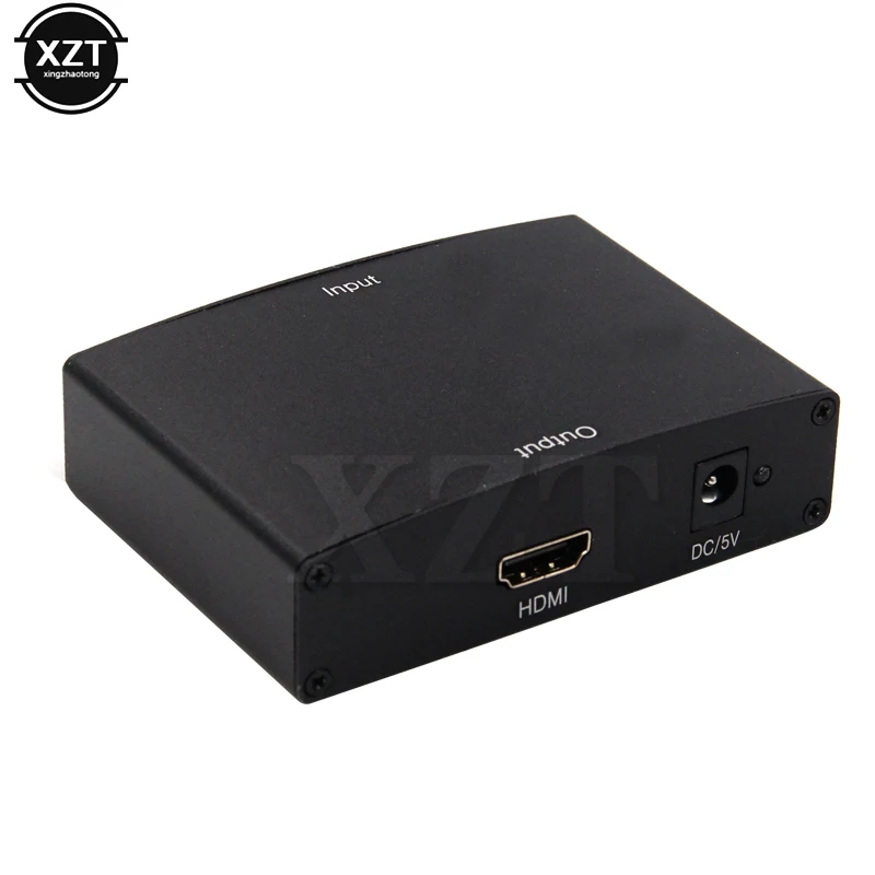 Преобразователь VGA + R/L в HDMI HD HDTV видеоадаптер с RCA фоносом стерео аудио для ПК