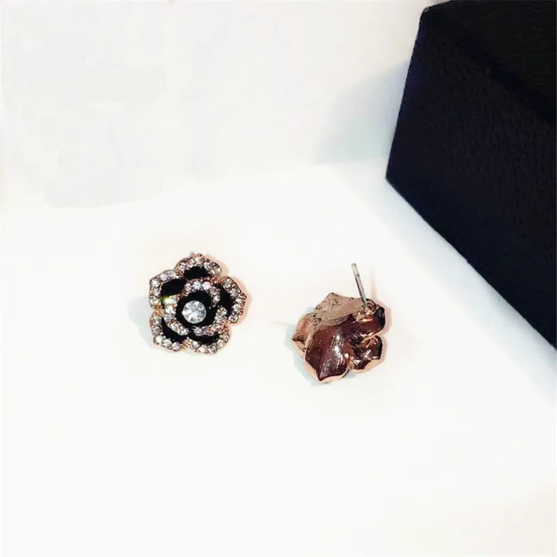 Классические серьги гвоздики в виде розы для женщин украшения элегантные модные