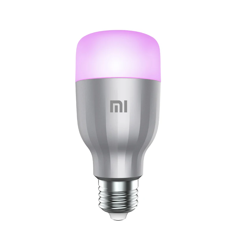 Xiaomi Светодиодная лампа E27 цветная лампочка 800 люмен Wifi приложение дистанционное