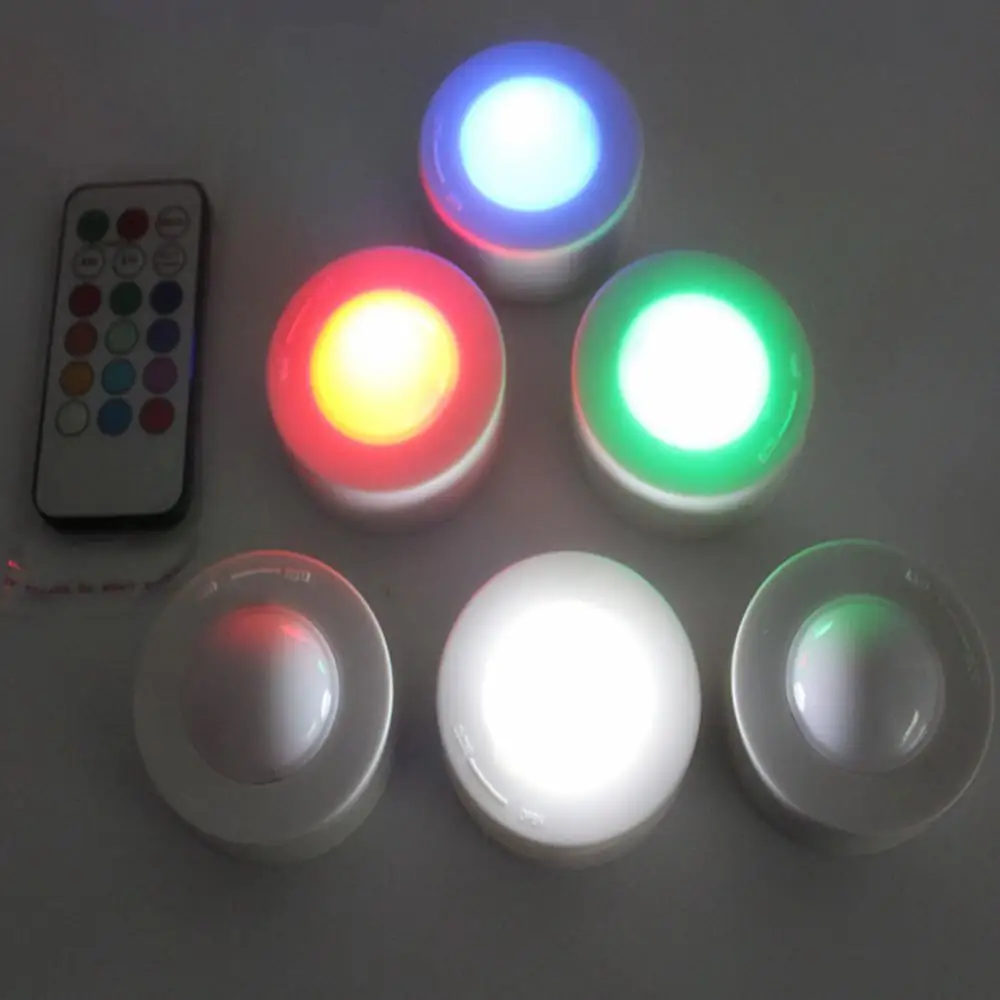 Hobbylan 3 шт. 13 цветов сенсорный пульт дистанционного управления RGB Pat лампы ночные
