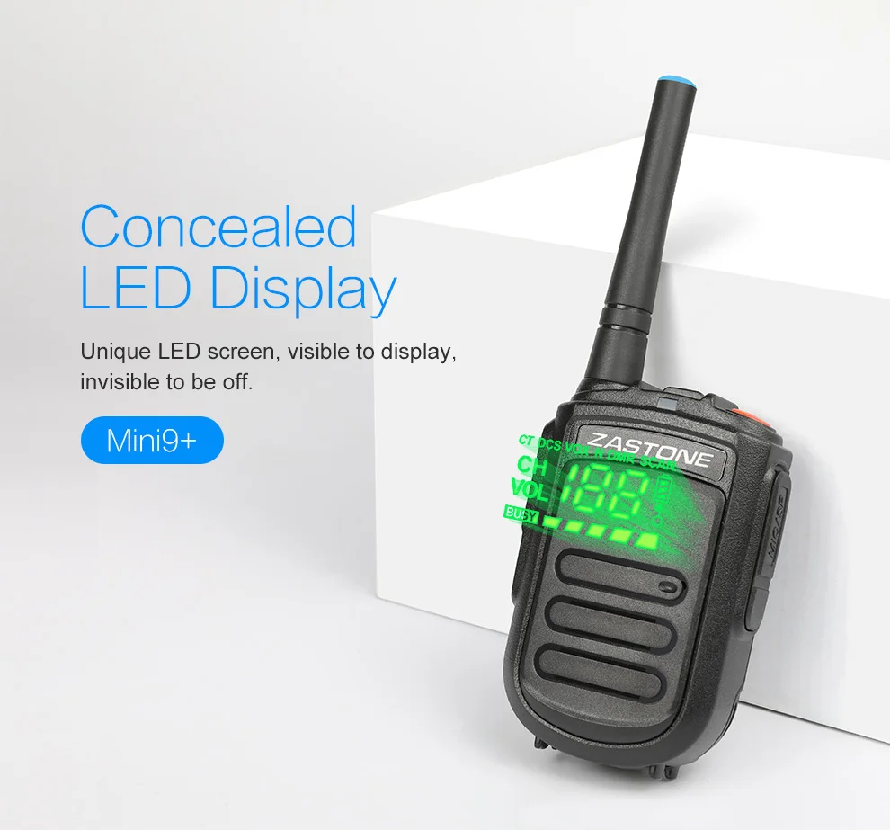 2 шт) Zastone Mini9 plus DMR мини цифровая рация портативная UHF 400-470MHz HF трансивер CB радио