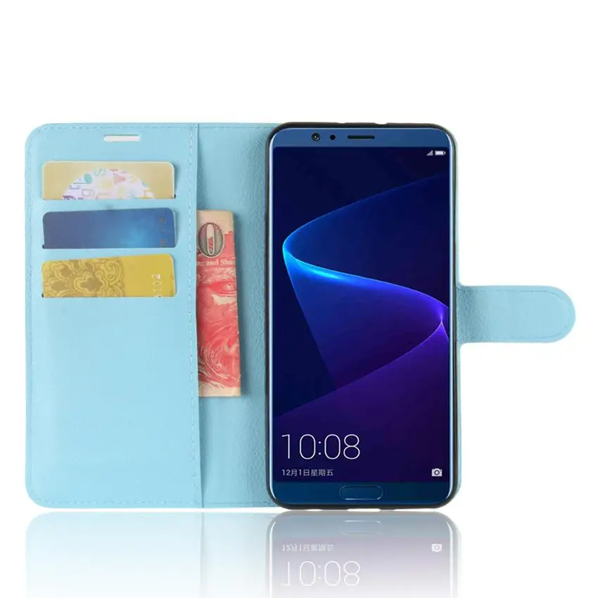 Чехол для смартфона Honor V10 с откидной крышкой кожаный чехол кошелек задняя крышка