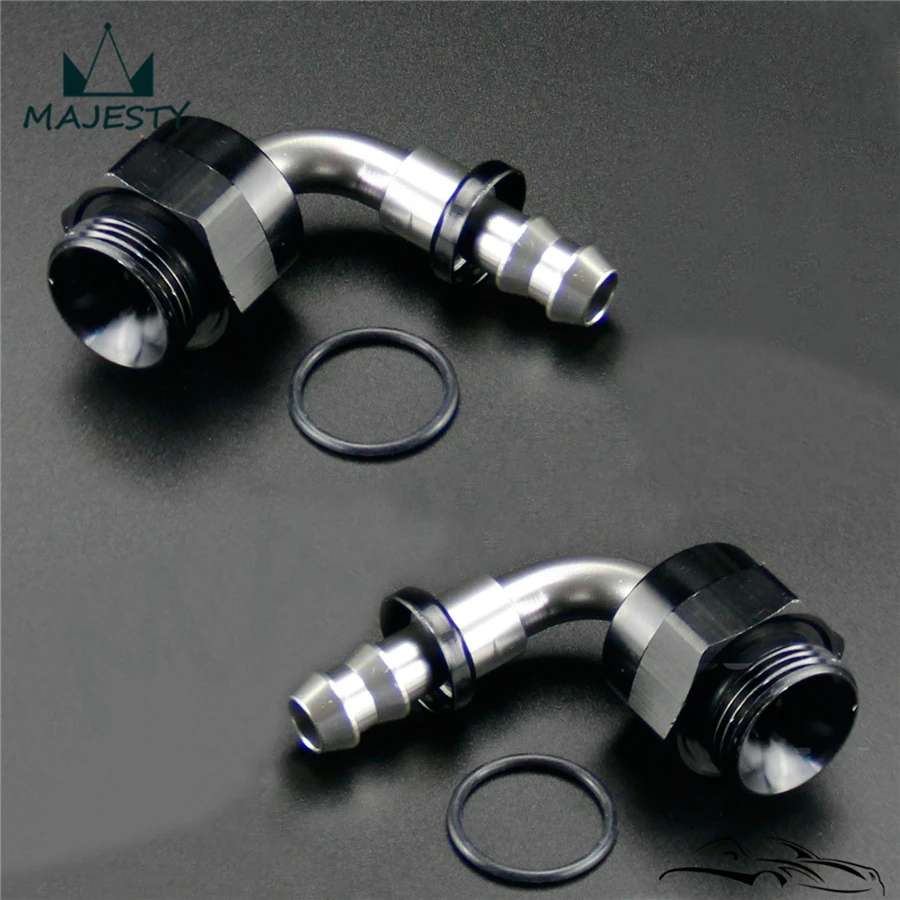 2 шт Push-On-Hose-End-Fitting-M22-x-P1-5-to-AN6-6AN-90-degree-for-Setrab-oil-Cooler | Автомобили и мотоциклы
