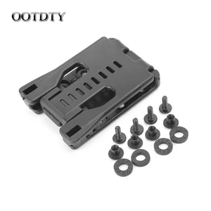 OOTDTY Tek Lok для кемпинга, путешествий, ремня, зажим для ножа Kydex, ножныкобура, аксессуары для ножей, Прямая поставка