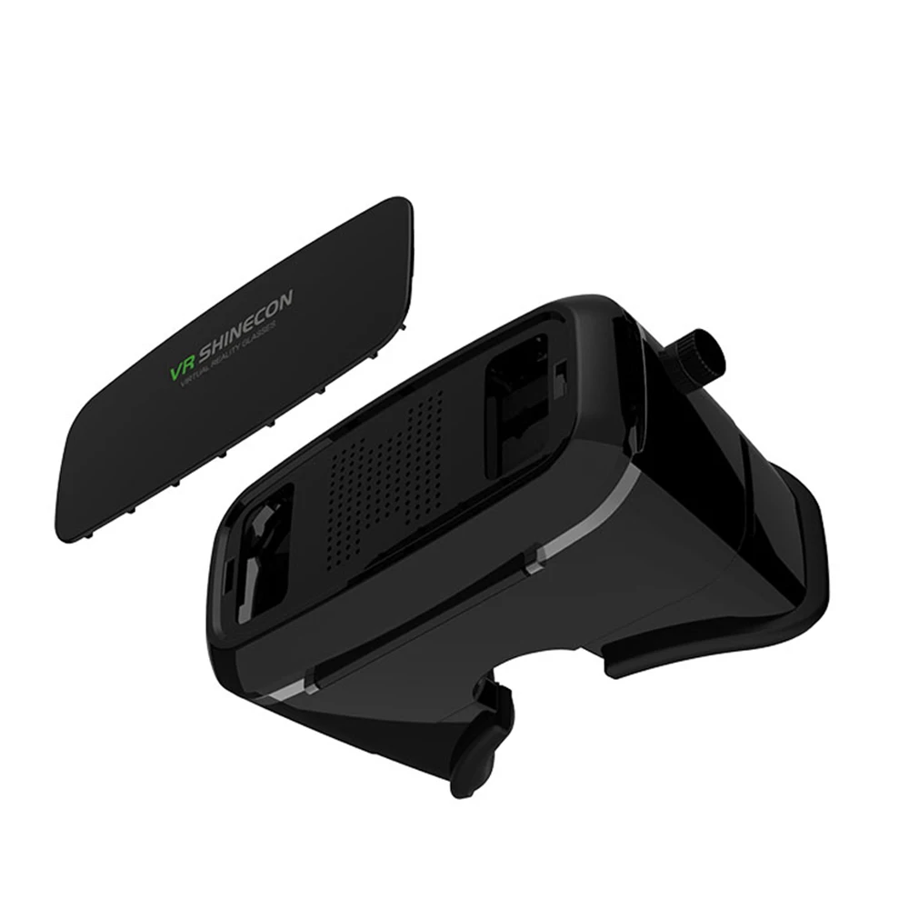 2017 VR shinecon Pro версия Google Cardboard виртуальной реальности 3D очки + умный Bluetooth