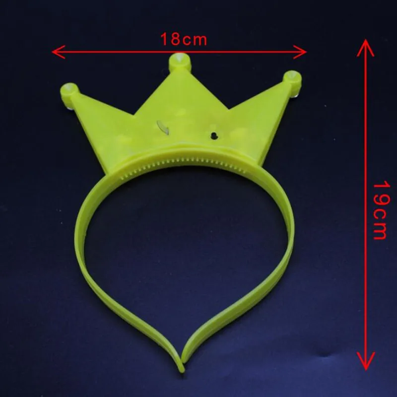 

Hair Crown Tiara LED Flashing Headband Kids Adults Lighted Hairband Headwear Birthday Glow Party Christmas Halloween