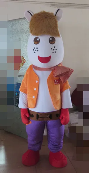 Высококачественный костюм коня-маскота книга Необычные платья для косплея