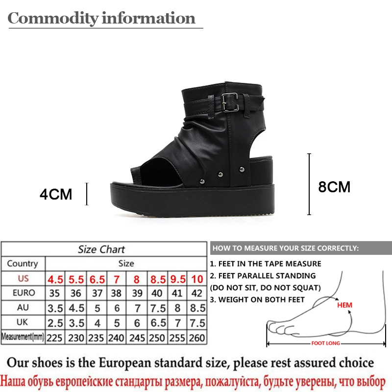 

Gdgydh 2021 New Arrival Summer Women's Sandals Platform Wedge Slingbacks Shoes For Summer Peep Toe Sandals Fashion Buckle Zipper